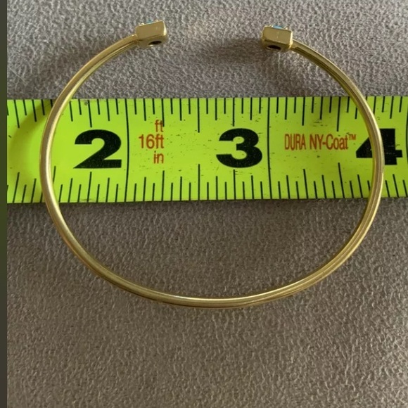 Jemma Wynne 18K Yellow Gold Turquoise bracelet - Picture 3 of 4